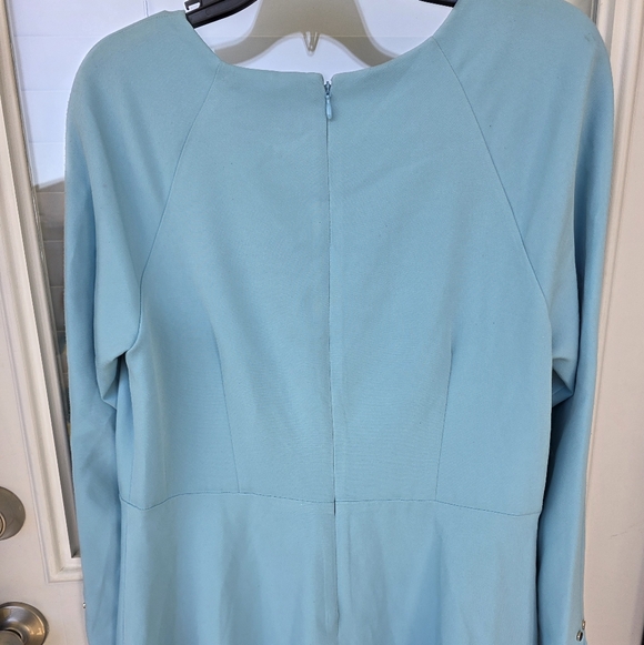 Tommy Hilfiger Women Keyhole Fit & Flare Dress Sz 12 Long Sleeve Cocktail NWT - Picture 14 of 15